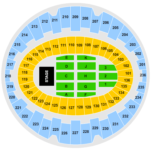 La Forum Inglewood Seating Chart