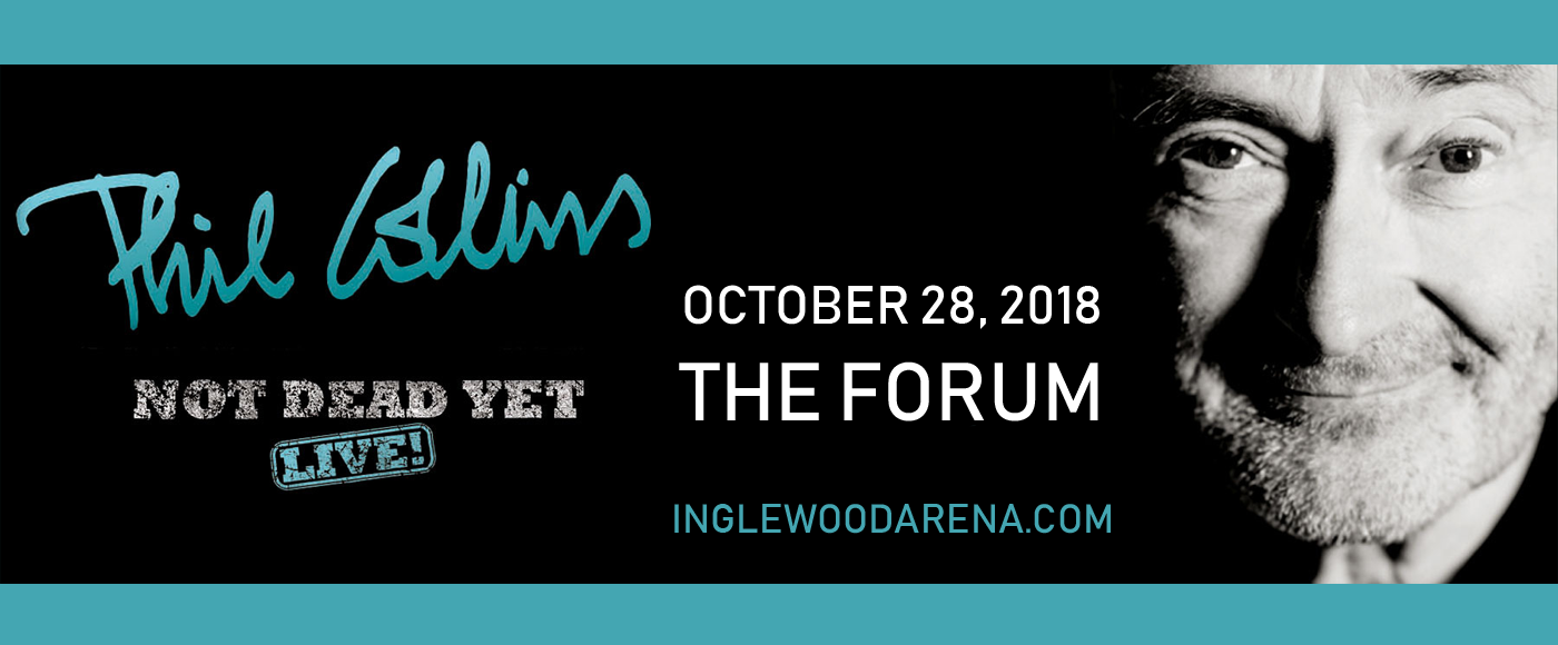 Phil Collins at The Forum tickets Phil Collins at The Forum