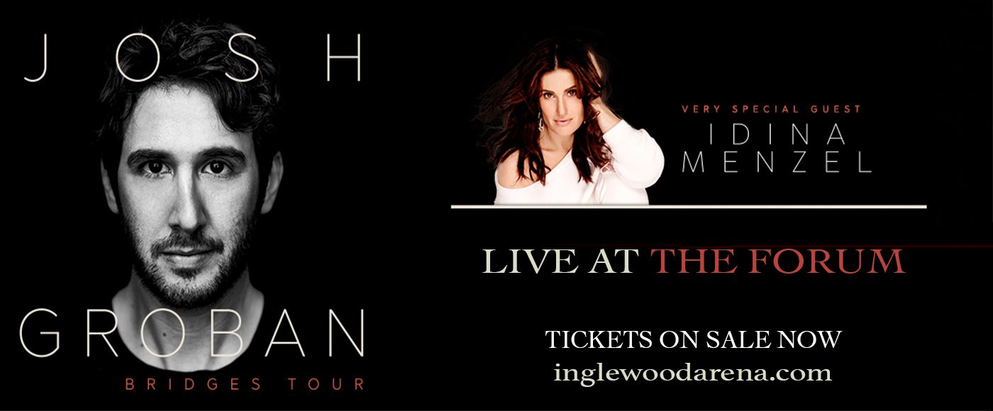 Josh Groban & Idina Menzel at The Forum