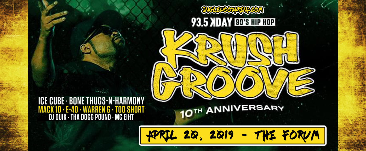 KDay Krush Groove: Ice Cube, Bone Thugs-N-Harmony, Mack 10, Warren G, Too Short & DJ Quik at The Forum