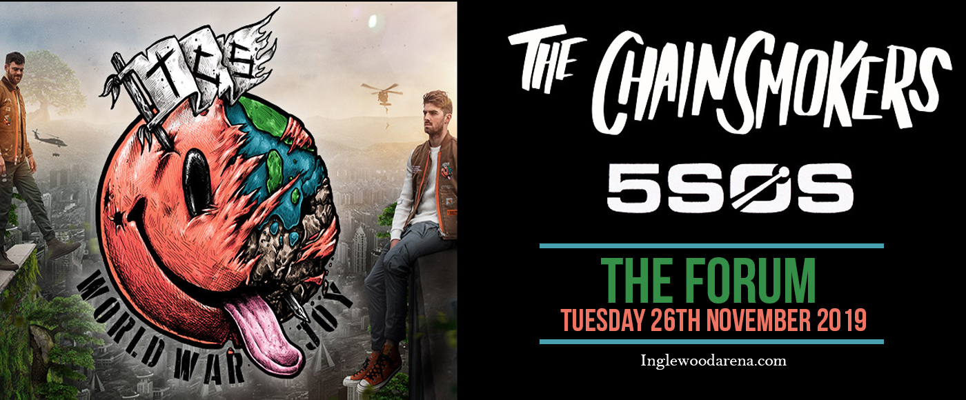The Chainsmokers & 5 Seconds of Summer at The Forum tickets The Chainsmokers & 5 Seconds of Summer at The Forum