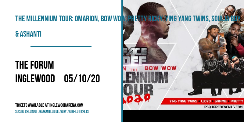 The Millennium Tour: Omarion, Bow Wow, Pretty Ricky, Ying Yang Twins, Soulja Boy & Ashanti at The Forum tickets The Millennium Tour: Omarion, Bow Wow, Pretty Ricky, Ying Yang Twins, Soulja Boy & Ashanti at The Forum