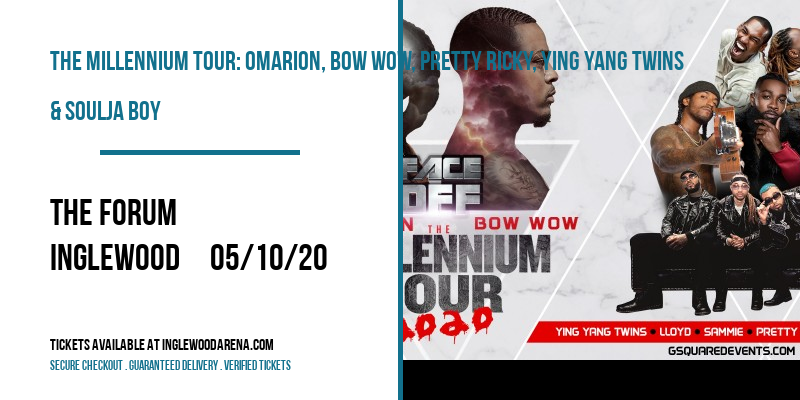 The Millennium Tour: Omarion, Bow Wow, Pretty Ricky, Ying Yang Twins & Soulja Boy at The Forum tickets The Millennium Tour: Omarion, Bow Wow, Pretty Ricky, Ying Yang Twins & Soulja Boy at The Forum