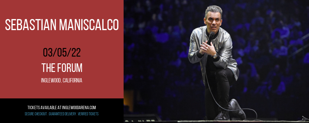 Sebastian Maniscalco at The Forum tickets Sebastian Maniscalco at The Forum
