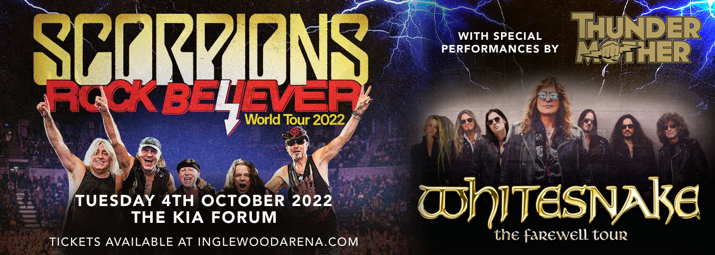 Scorpions, Whitesnake & Thundermother at The Kia Forum