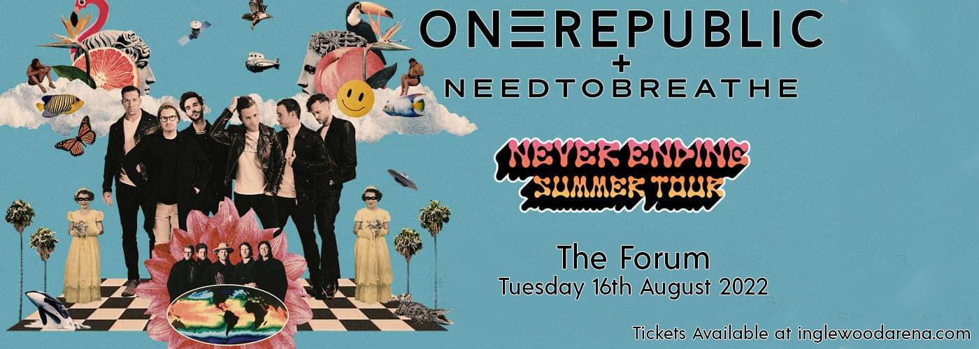 OneRepublic & Needtobreathe [CANCELLED] at The Kia Forum