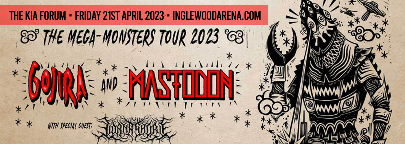 Mastodon & Gojira at The Kia Forum tickets Mastodon & Gojira at The Kia Forum