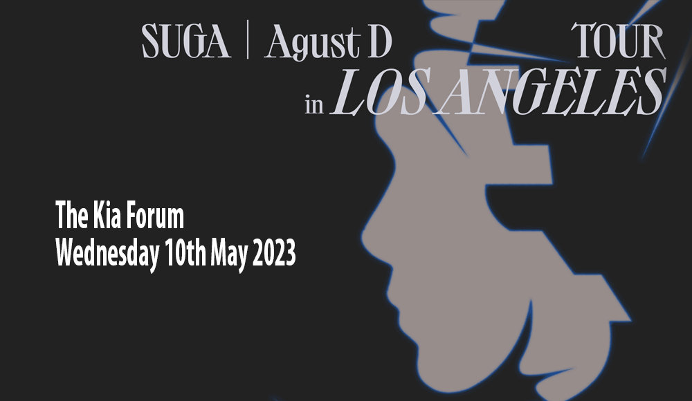 Suga (Agust D) at The Kia Forum