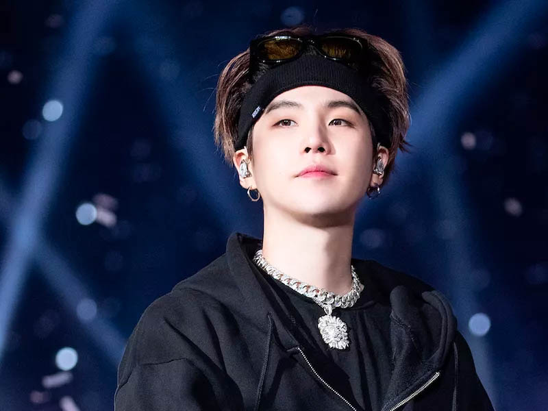 Suga (Agust D) at The Kia Forum