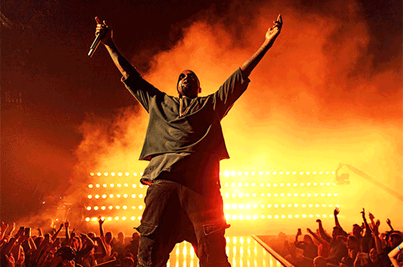 Kanye West at The Forum