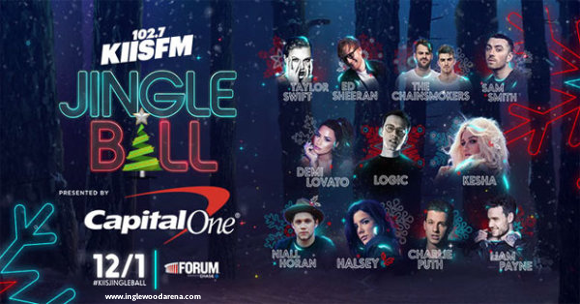 KIIS FM's Jingle Ball: Taylor Swift, Ed Sheeran, The Chainsmokers & Sam Smith at The Forum