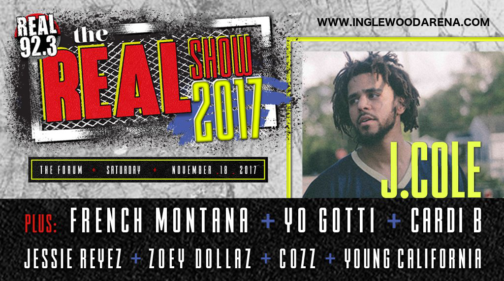 Real 92.3 The Real Show: J. Cole, French Montana, Yo Gotti & Cardi B at The Forum