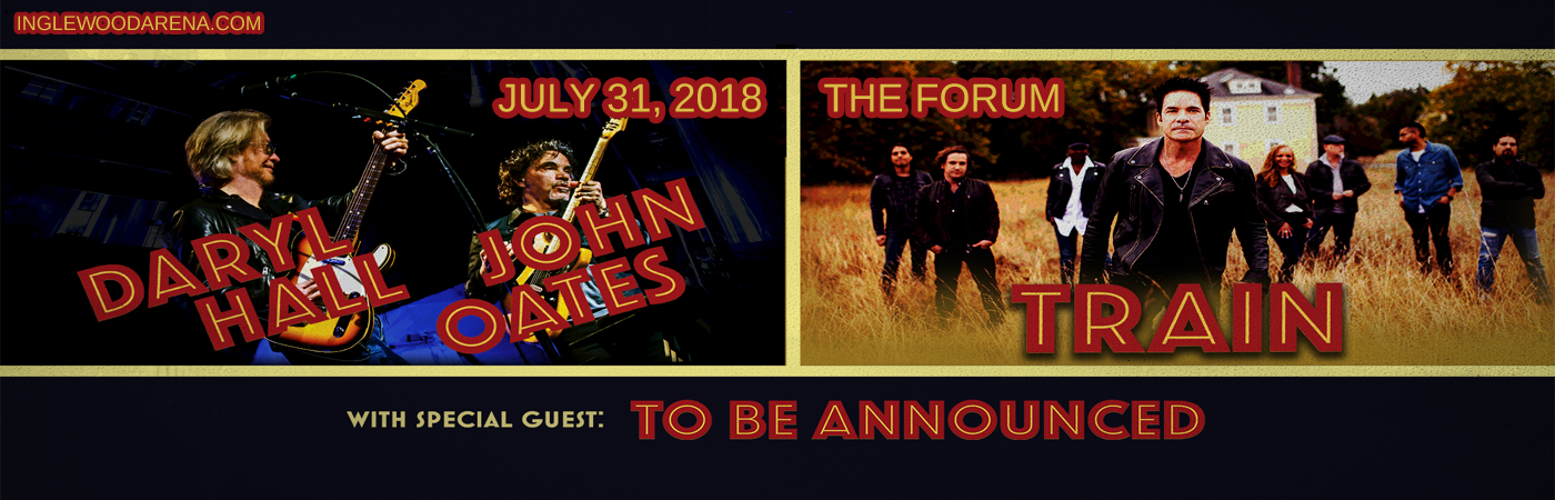Hall and Oates & Train at The Forum tickets Hall and Oates & Train at The Forum