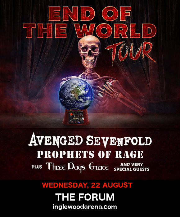 **Cancelled** End of the World Tour: Avenged Sevenfold, Prophets of Rage & Three Days Grace at The Forum