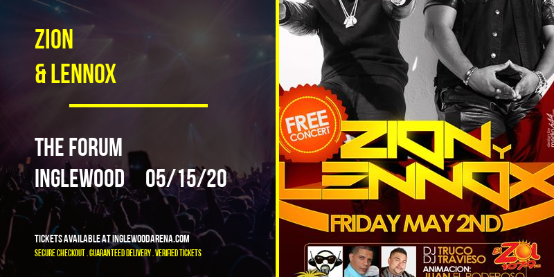 Zion & Lennox at The Forum tickets Zion & Lennox at The Forum