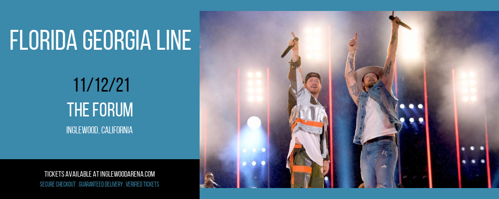 Florida Georgia Line at The Forum tickets Florida Georgia Line at The Forum