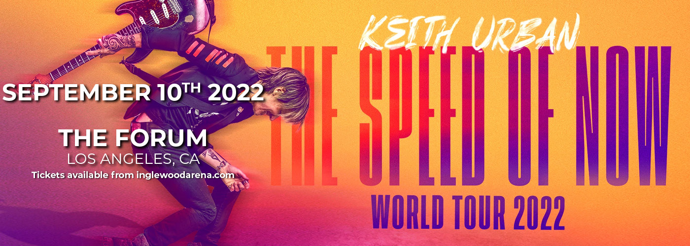 Keith Urban: The Speed Of Now Tour 2022 at The Forum