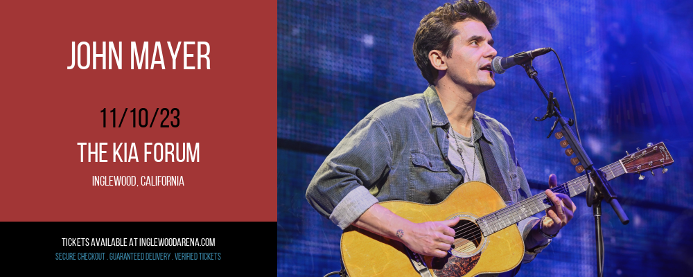 John Mayer at The Kia Forum