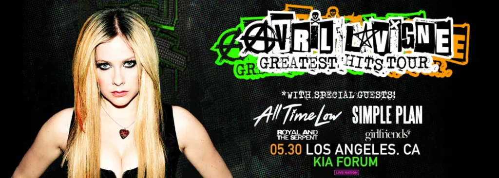 Avril Lavigne at The Kia Forum