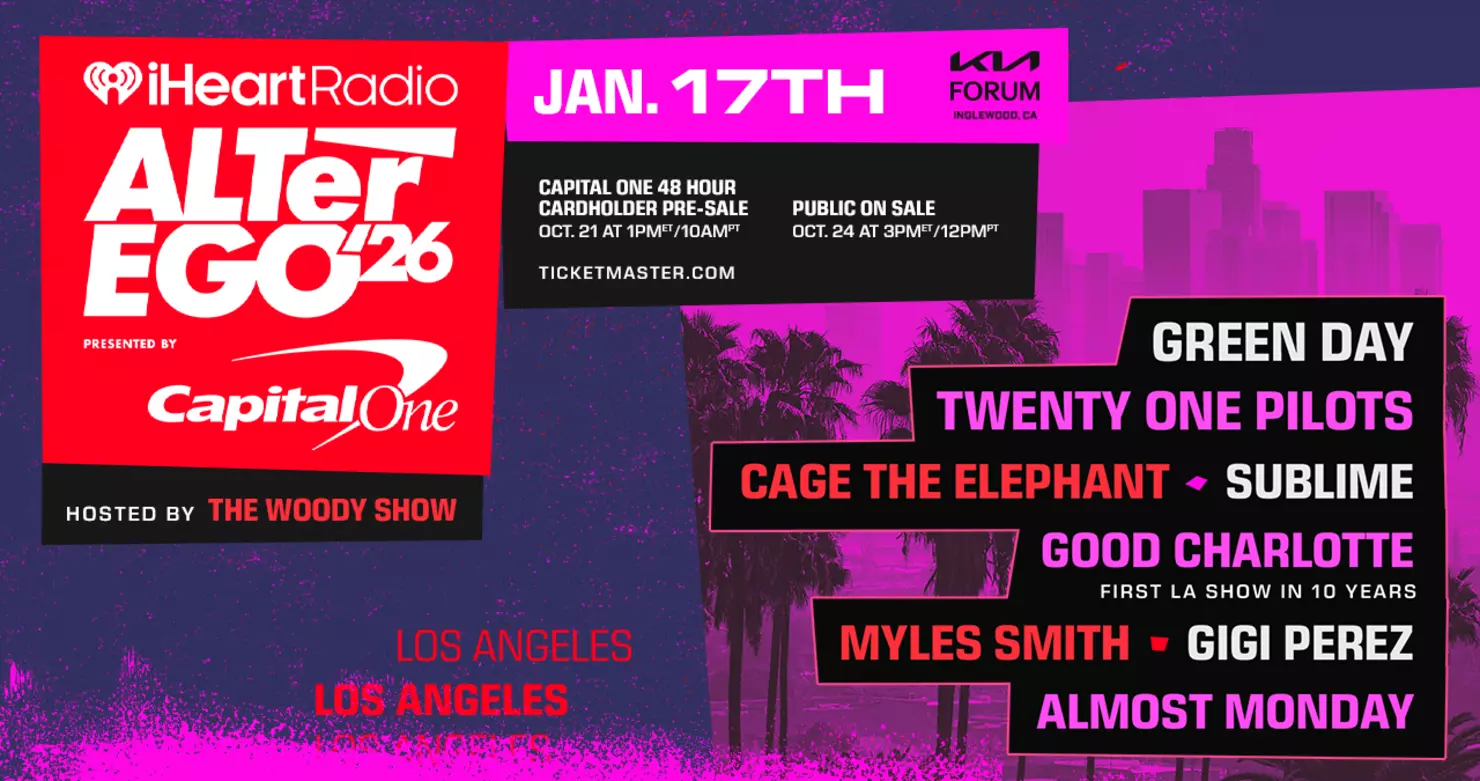 iHeartRadio ALTer Ego: Green Day, Twenty One Pilots & Cage The Elephant