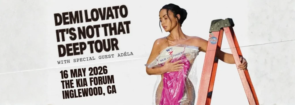 Demi Lovato at The Kia Forum